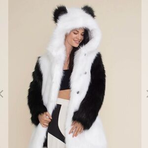 Spirit Hoods Panda Faux Fur Coat XS